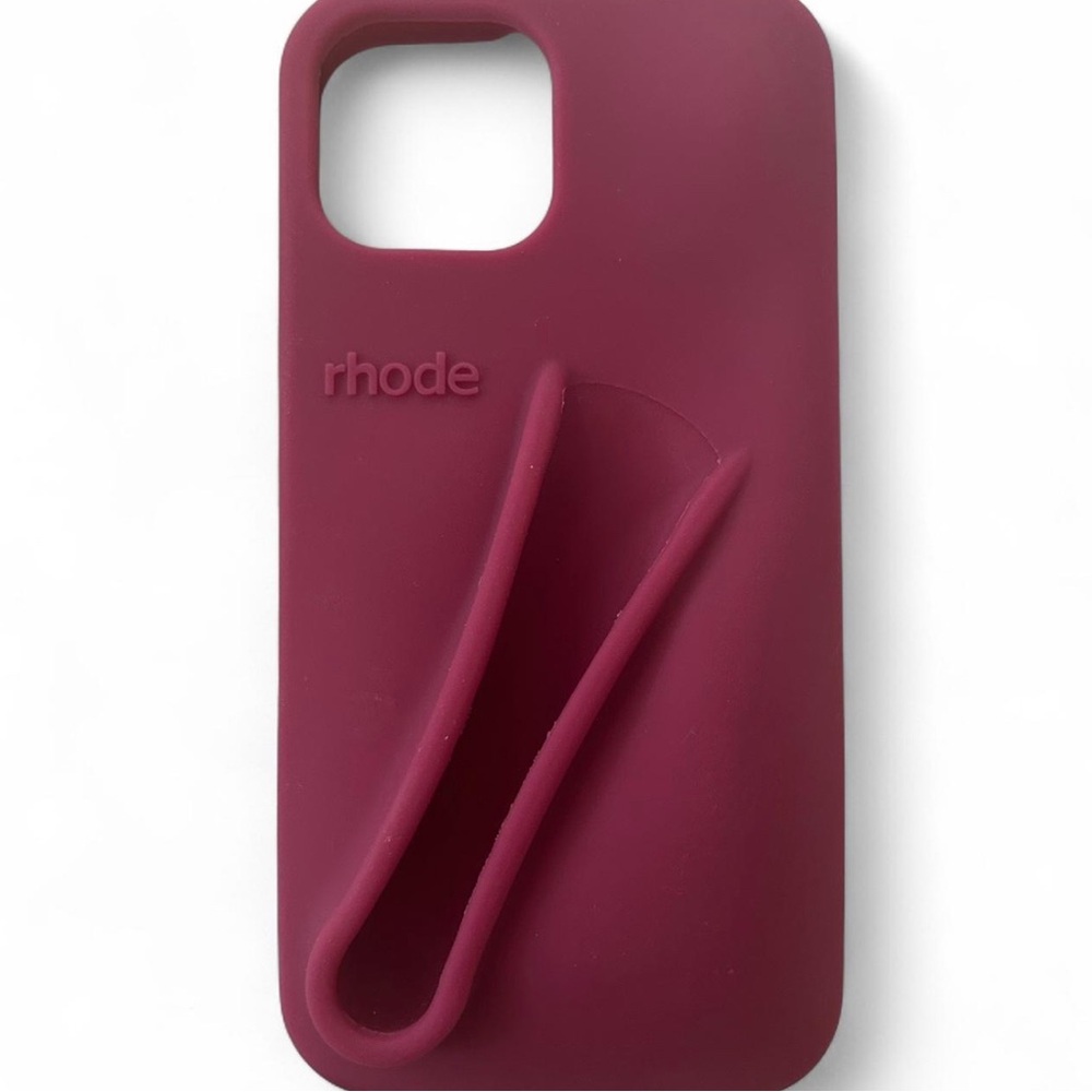 RHODE Maroon Phone Case